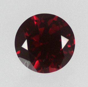 AAAAA Quality: Lab Created Ruby Dark Red Pink Round Brilliant 