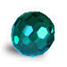 Blue Topaz Ball with 2mm hole
