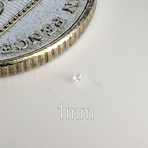 6A White Cubic Zirconia Stones - Brilliant Cut, 1mm-3.8mm, Lab-Created Gems