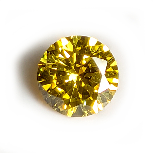 AAA Quality:  Round Brilliant Yellow 