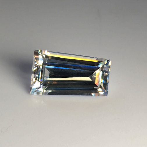 Tapered Baguette: White Cubic Zirconia