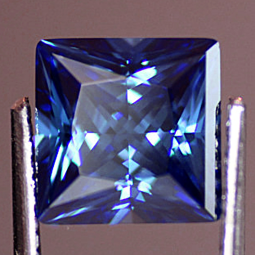 6A Quality:  Princess Plus Blue Sapphire Cubic Zirconia