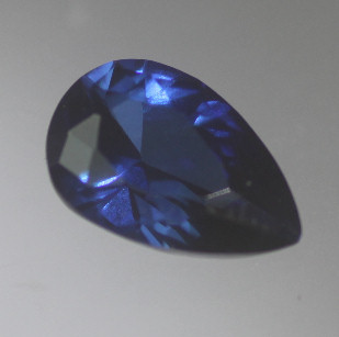 AAAAA Quality: Lab Blue Sapphire Dark Blue Pear 