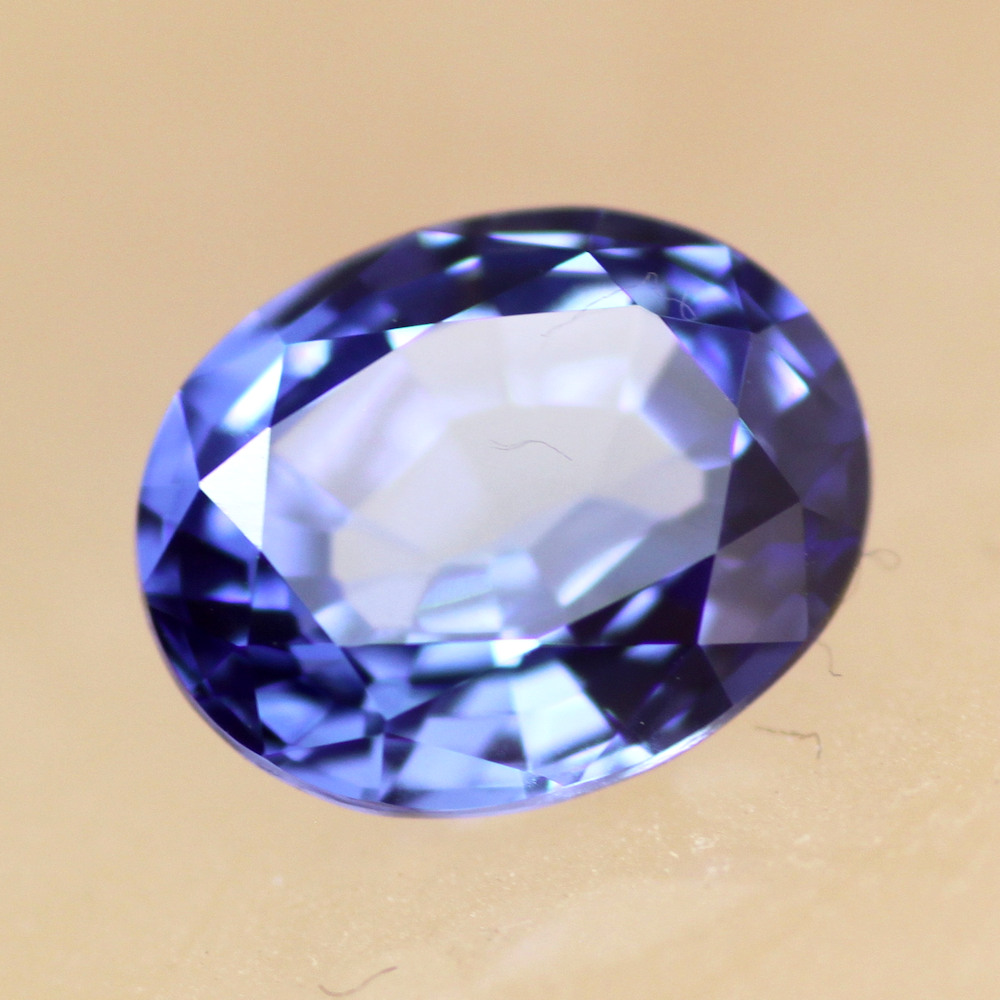 Czochralski Pulled:  Blue Sapphire Oval Czochralski Sapphire