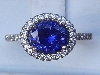 Ring set with Blue Sapphire CZ
