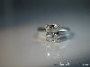 7mm Square Radiant .925 Silver Solitaire