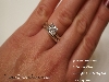 7mm Princess Cut Silver Solitaire