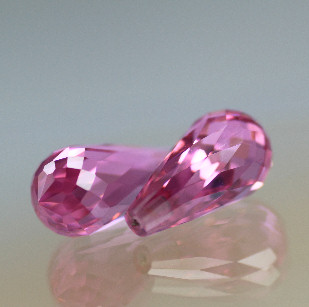 Beads:  Broilette 1 Pink Cubic Zirconia