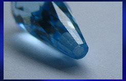 Beads:  Broilette 1 Blue Topaz Cubic Zirconia