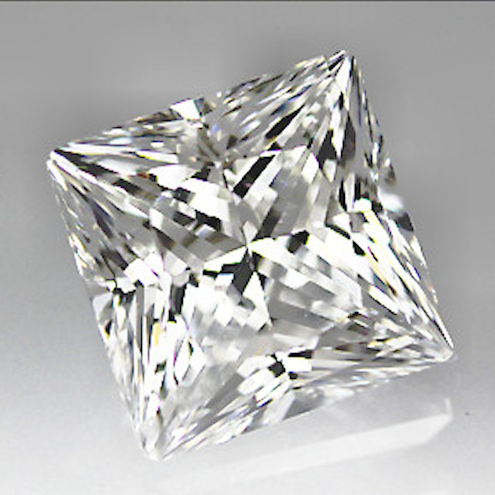 Princess Plus: White Cubic Zirconia