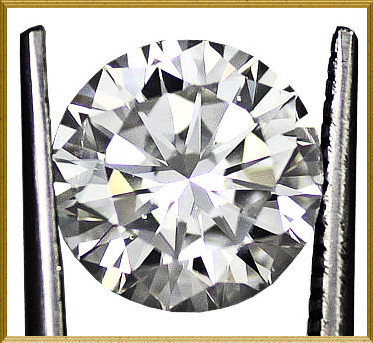 Round Brilliant: White Cubic Zirconia