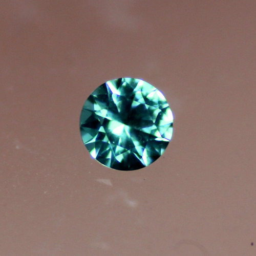 Nanocrystal:  Paraiba Blue Round Brilliant 