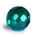 Blue Topaz Ball with 2mm hole