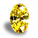 Citrine Oval cz