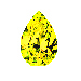 Citrine Pear cz