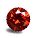 Garnet Round cz