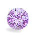 Lavender Round cz