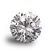 White Round cz